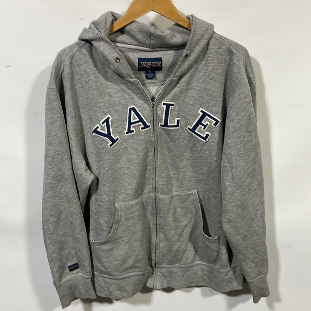 Jansport Yale University full zip hoodie sweatshirt
